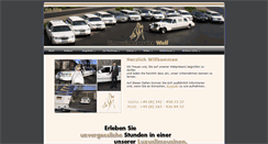 Desktop Screenshot of limousinenservice-wolf.de